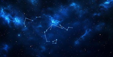 constellations in the night sky