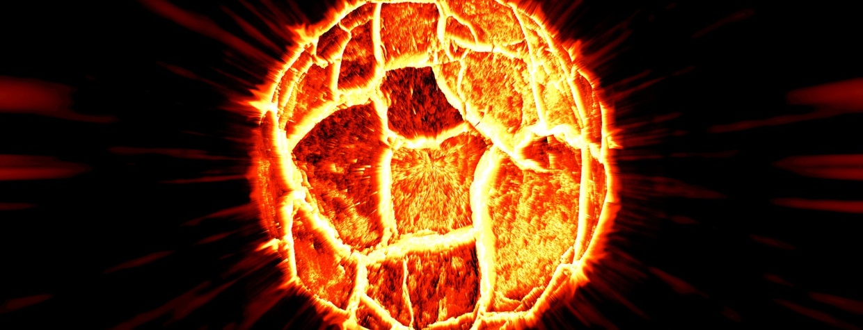 Bright star with cracked surface