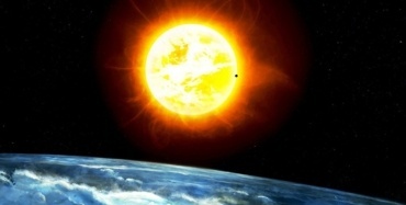 The Sun close to the Earth