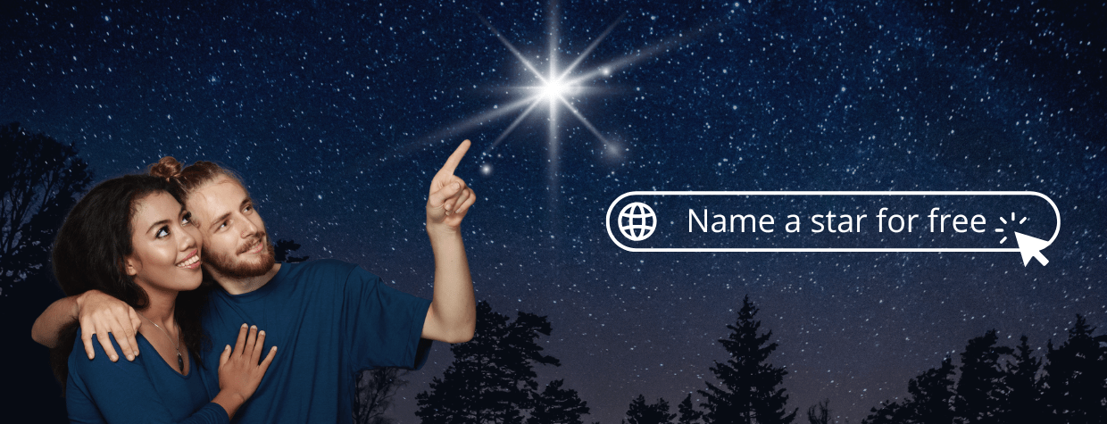 couple looking for naming a star for free