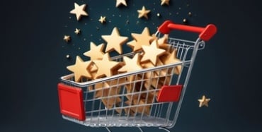 cart full with stars