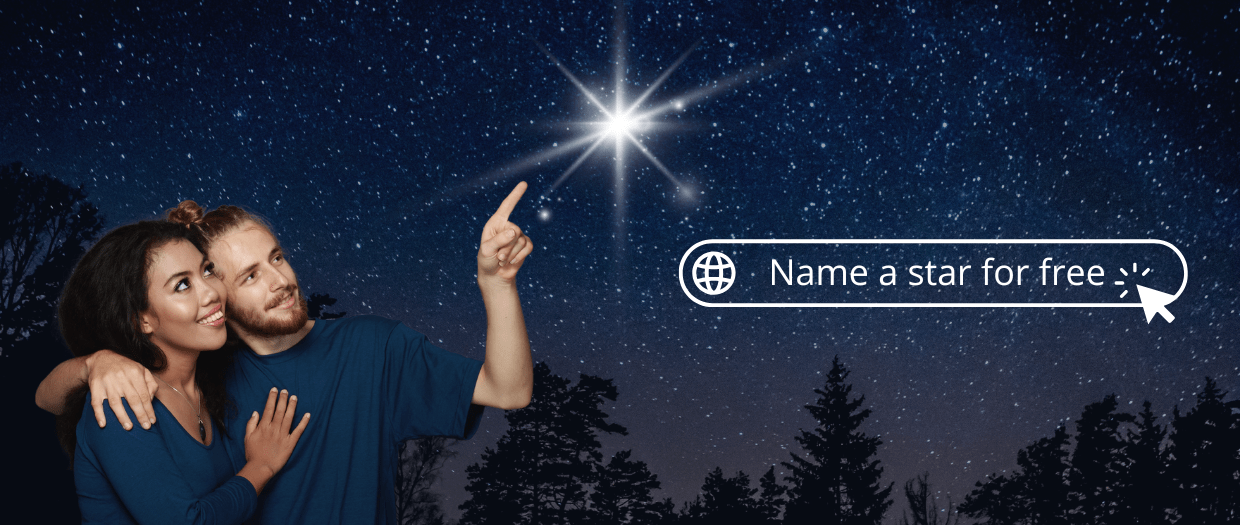 couple looking for naming a star for free