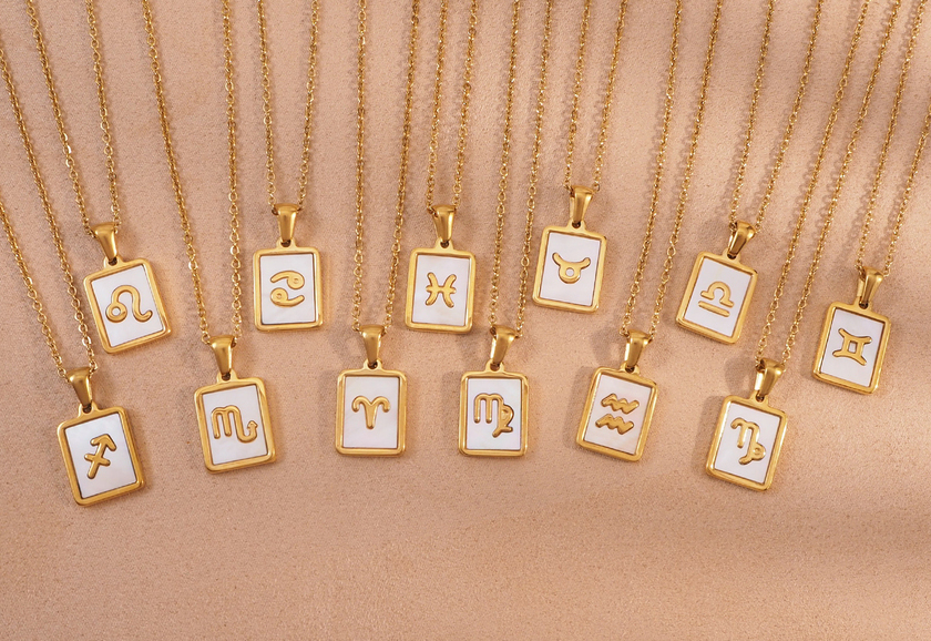 all zodiac necklaces