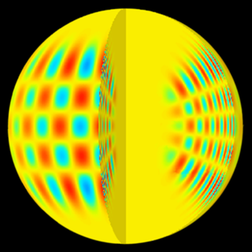 A graphic image of helio seismology