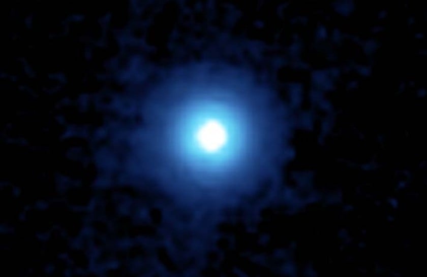 A telescope picture of star Vega