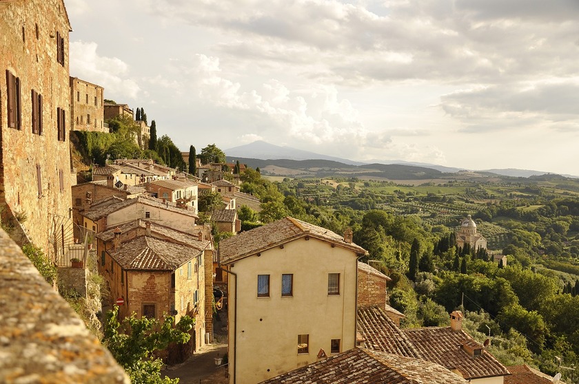 A view from an old italian village